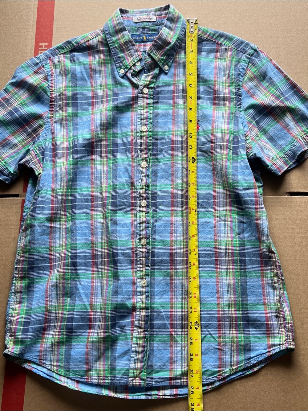 Ralph Lauren Madras Shirt for Men